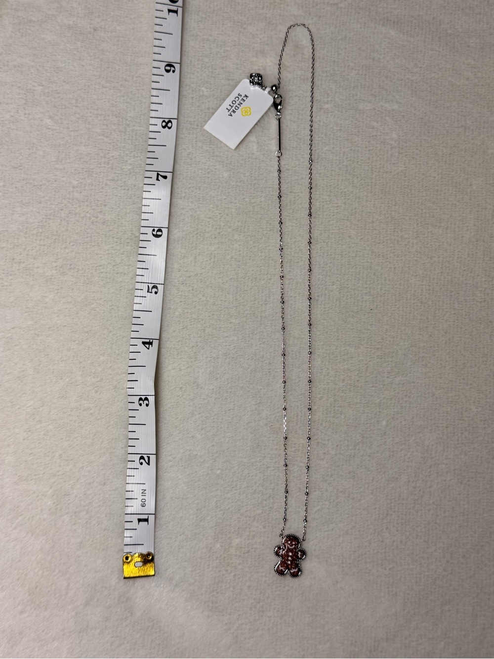Kendra Scott Gingerbread Pendant Necklace NWT Holiday $75 - Picture 4 of 6